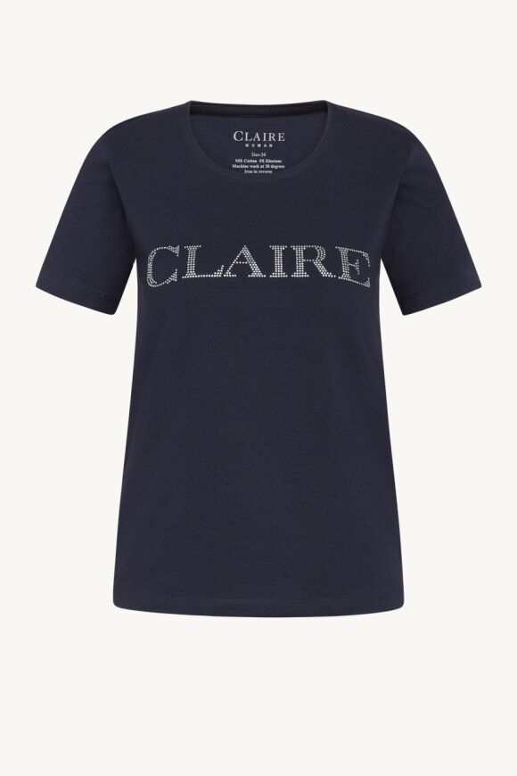 Claire - CWS/S cotton o-neck front logo