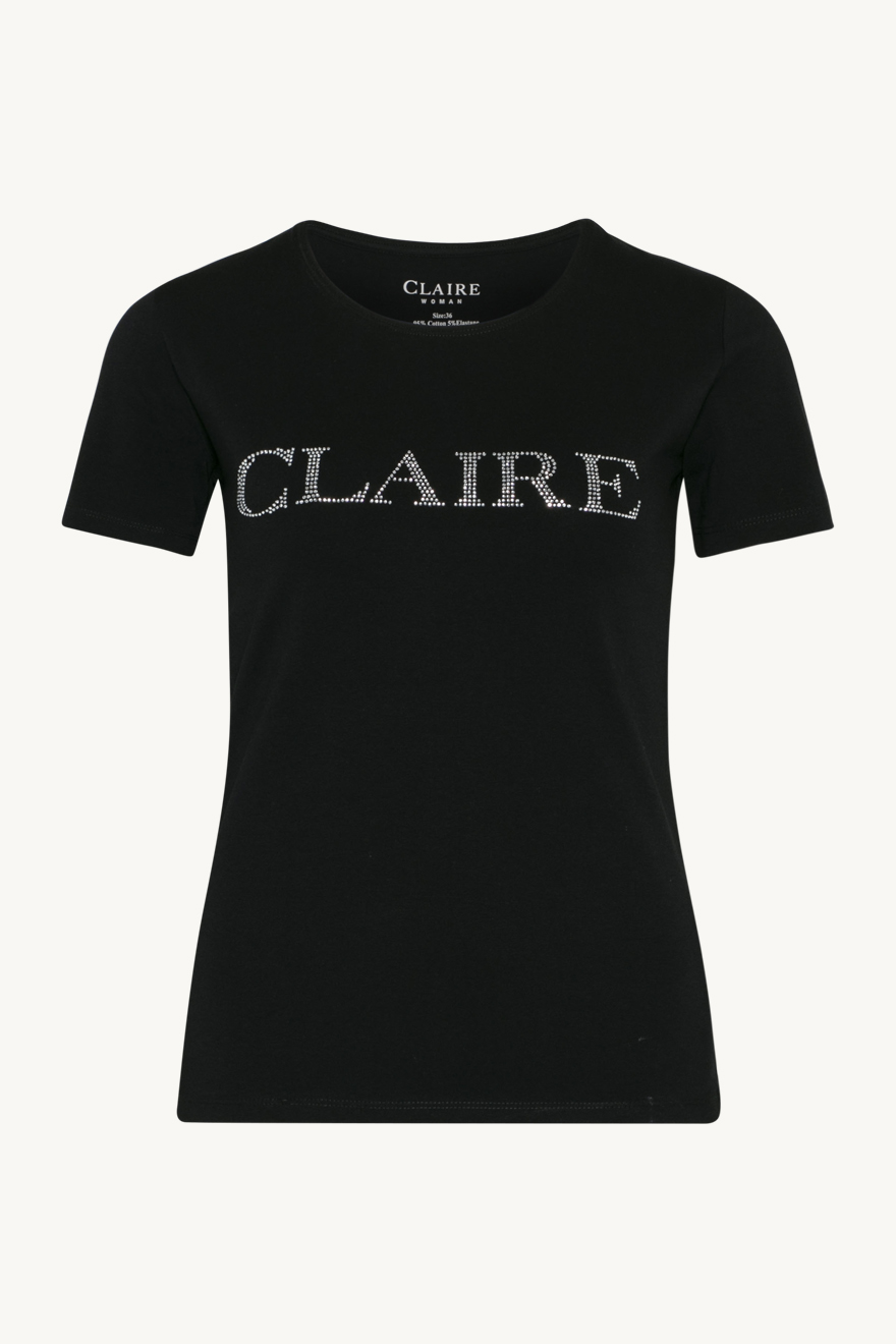 Claire - CWS/S cotton o-neck front logo